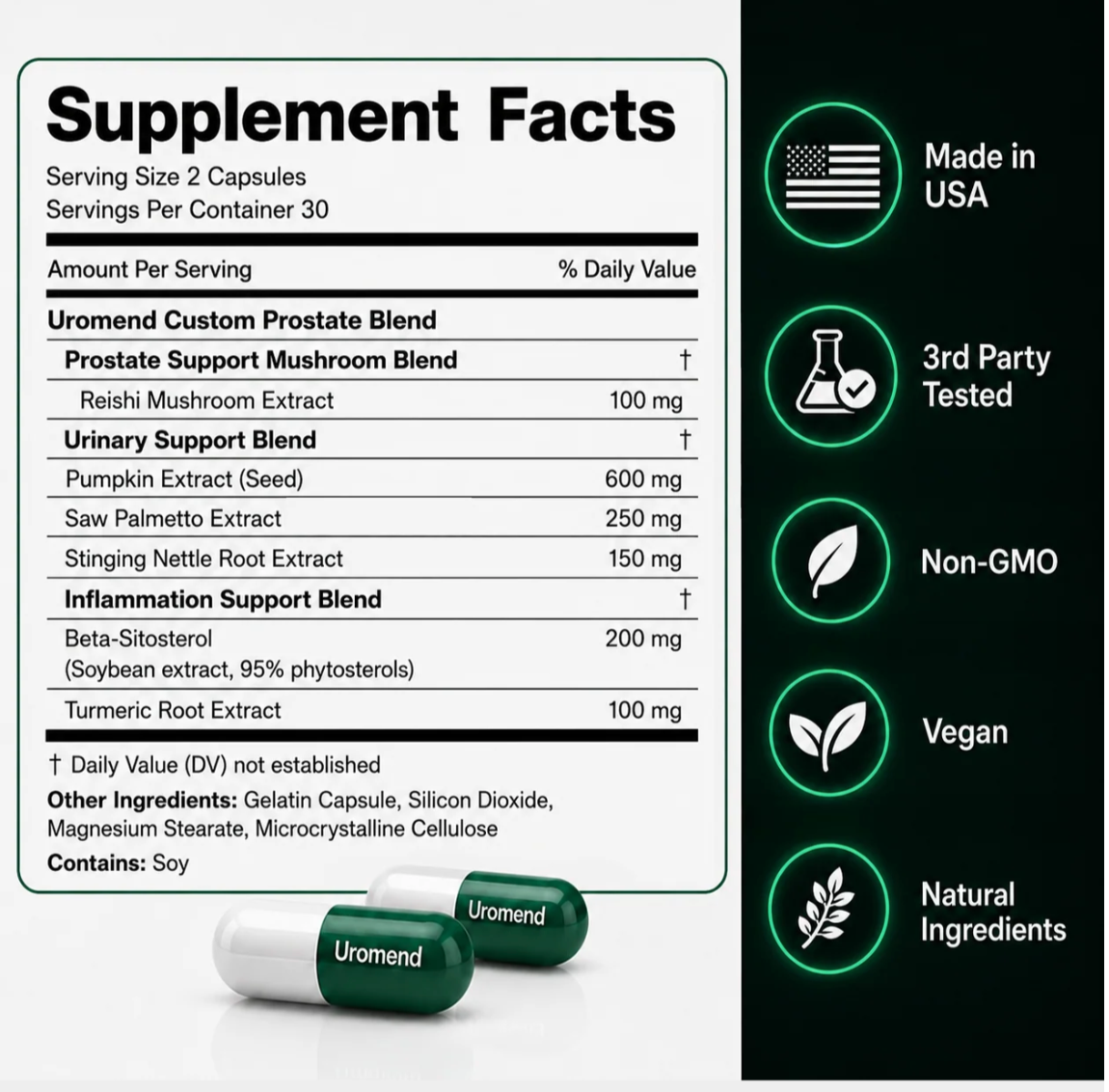Uromend - Natural Bladder Support